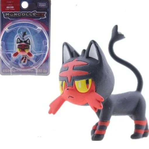 Pkm.store Pokemon Figuren-Litten Flamiau Pokemon Figur