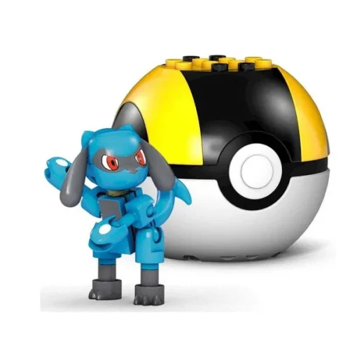Pkm.store Pokemon Bausteine-Mega Bloks Pokemon Serie Abra Oddish Riolu Ultra Ball Bausteine