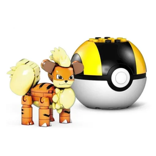 Pkm.store Pokemon Bausteine-Mega Bloks Pokemon Serie Abra Oddish Riolu Ultra Ball Bausteine