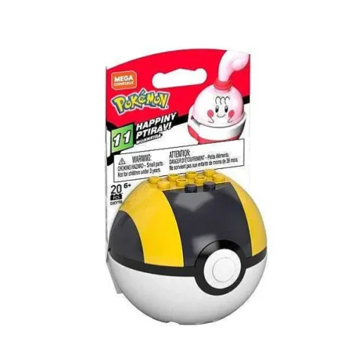 Pkm.store Pokemon Bausteine-Mega Bloks Pokemon Serie Abra Oddish Riolu Ultra Ball Bausteine
