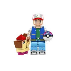 Pkm.store Pokemon Figuren-Mini Trainer Figuren Mit Pokemon