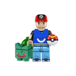 Pkm.store Pokemon Figuren-Mini Trainer Figuren Mit Pokemon