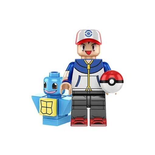 Pkm.store Pokemon Figuren-Mini Trainer Figuren Mit Pokemon