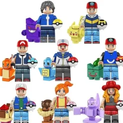 Pkm.store Pokemon Figuren-Mini Trainer Figuren Mit Pokemon