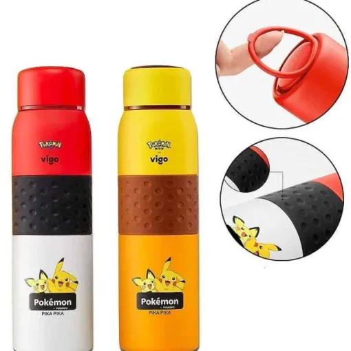 Pkm.store Sommer-500Ml Pokemon Pikachu Wasser Flasche Fur Kinder Schule