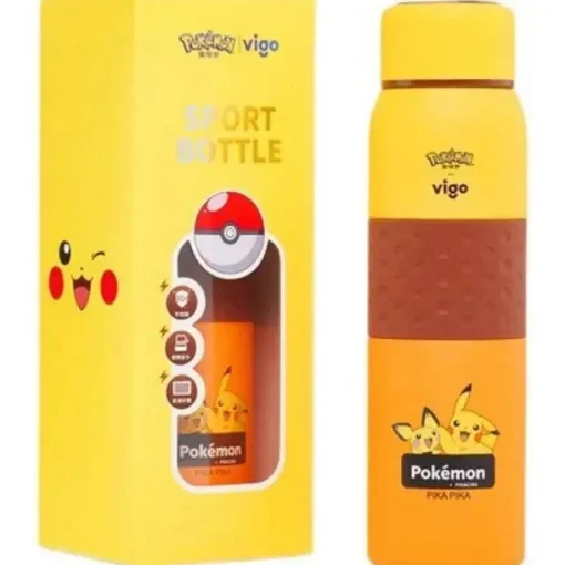 Pkm.store Sommer-500Ml Pokemon Pikachu Wasser Flasche Fur Kinder Schule