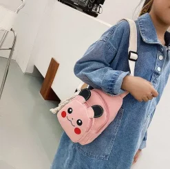 Pkm.store Rucksäcke & Taschen-Modische Pokemon Pikachu Schultertasche