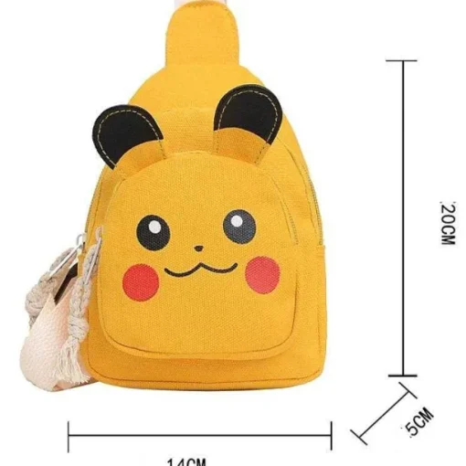 Pkm.store Rucksäcke & Taschen-Modische Pokemon Pikachu Schultertasche