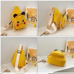 Pkm.store Rucksäcke & Taschen-Modische Pokemon Pikachu Schultertasche