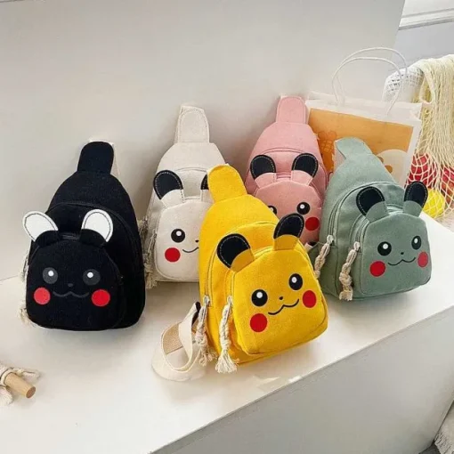 Pkm.store Rucksäcke & Taschen-Modische Pokemon Pikachu Schultertasche