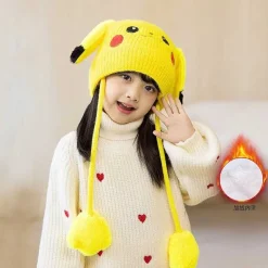Pkm.store Herbst & Winter-Niedliche Pokemon Winter Cosplay Mützen Fur Kinder