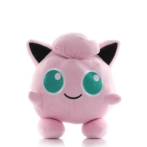 Pkm.store Pokemon Kuscheltiere-Piepi Clefairy, Pii Cleffa, Pummeluff Jigglypuff, Fluffeluff Igglybuff Pokemon Kuscheltiere