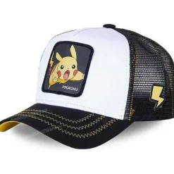 Pkm.store Pokemon Mützen & Caps-Pika Mutze - Baseball Cap - Pokemon Cap (Pikachu, Enton, Gengar, Relaxo, Pokeball)