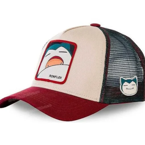 Pkm.store Pokemon Mützen & Caps-Pika Mutze - Baseball Cap - Pokemon Cap (Pikachu, Enton, Gengar, Relaxo, Pokeball)