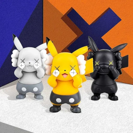 Pkm.store Pokemon Figuren-Pikachu Anime Figuren In Verschiedenen Farben (10Cm Oder 18Cm)