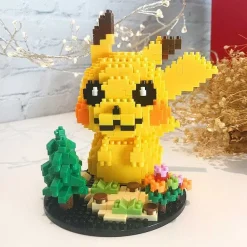Pkm.store Pokemon Bausteine-Pikachu Baustein Figuren (3 Motive Zur Auswahl)