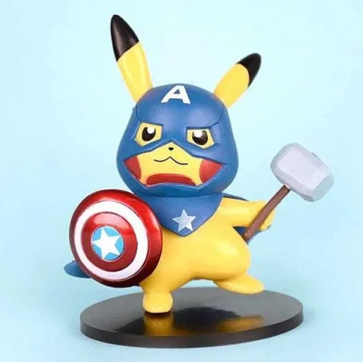 Pkm.store Pokemon Figuren-Pikachu Cosplay Avengers Figuren - Iron Man, Thor, Captain American Etc.