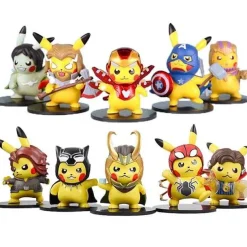 Pkm.store Pokemon Figuren-Pikachu Cosplay Avengers Figuren - Iron Man, Thor, Captain American Etc.