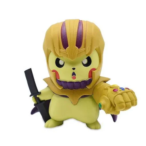 Pkm.store Pokemon Figuren-Pikachu Cosplay Iron Man, Thor, Captain America, Hulk Etc. Figuren (Ca. 10Cm)