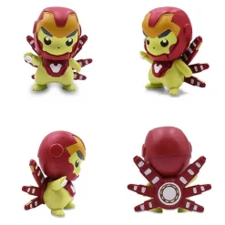 Pkm.store Pokemon Figuren-Pikachu Cosplay Iron Man, Thor, Captain America, Hulk Etc. Figuren (Ca. 10Cm)