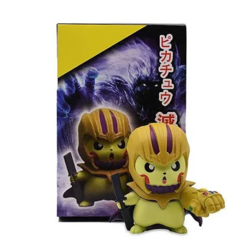 Pkm.store Pokemon Figuren-Pikachu Cosplay Iron Man, Thor, Captain America, Hulk Etc. Figuren (Ca. 10Cm)