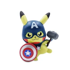 Pkm.store Pokemon Figuren-Pikachu Cosplay Iron Man, Thor, Captain America, Hulk Etc. Figuren (Ca. 10Cm)