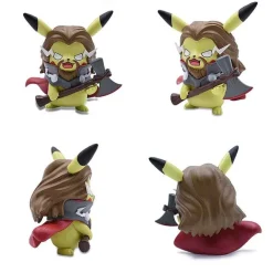 Pkm.store Pokemon Figuren-Pikachu Cosplay Iron Man, Thor, Captain America, Hulk Etc. Figuren (Ca. 10Cm)