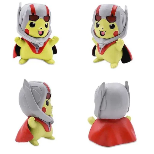 Pkm.store Pokemon Figuren-Pikachu Cosplay Iron Man, Thor, Captain America, Hulk Etc. Figuren (Ca. 10Cm)