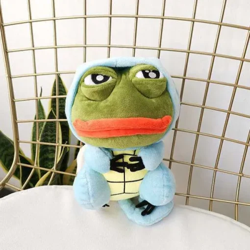 Pkm.store Pokemon Kuscheltiere-Pikachu, Glumanda, Bisasam U. A. Als Sad Frog Meme Cosplay Plusch Pokemon (Ca. 25Cm)