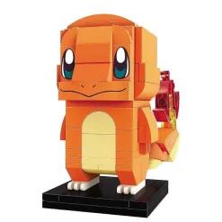 Pkm.store Pokemon Bausteine-Pikachu, Glumanda, Schiggy, Relaxo Oder Evoli Bausteine Set Pokemon