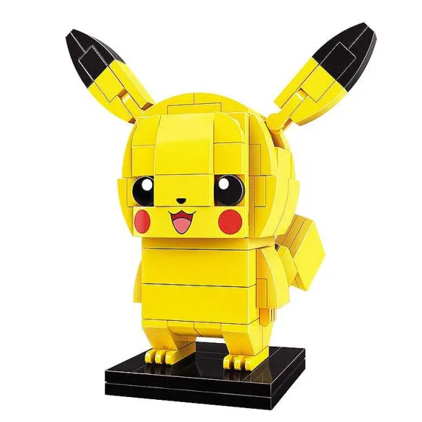 Pkm.store Pokemon Bausteine-Pikachu, Glumanda, Schiggy, Relaxo Oder Evoli Bausteine Set Pokemon
