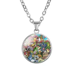 Pkm.store Pokemon Schmuck-Pikachu Halskette Mit Anhanger - Viele Unterschiedliche Pokemon Motive