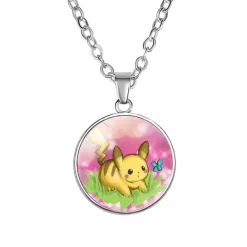 Pkm.store Pokemon Schmuck-Pikachu Halskette Mit Anhanger - Viele Unterschiedliche Pokemon Motive
