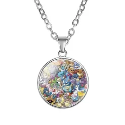 Pkm.store Pokemon Schmuck-Pikachu Halskette Mit Anhanger - Viele Unterschiedliche Pokemon Motive