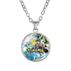 Pkm.store Pokemon Schmuck-Pikachu Halskette Mit Anhanger - Viele Unterschiedliche Pokemon Motive