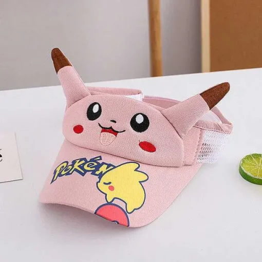 Pkm.store Sommer-Pikachu Kinder Sonnenschutz Cap - Ideal Fur Den Sommer Und Urlaub