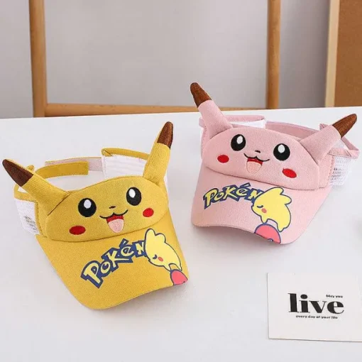 Pkm.store Sommer-Pikachu Kinder Sonnenschutz Cap - Ideal Fur Den Sommer Und Urlaub