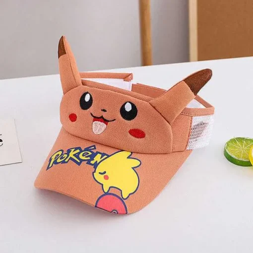 Pkm.store Sommer-Pikachu Kinder Sonnenschutz Cap - Ideal Fur Den Sommer Und Urlaub