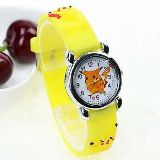 Pkm.store Uhren Und Wecker-Pikachu Kinder Uhr In Verschiedenen Farben