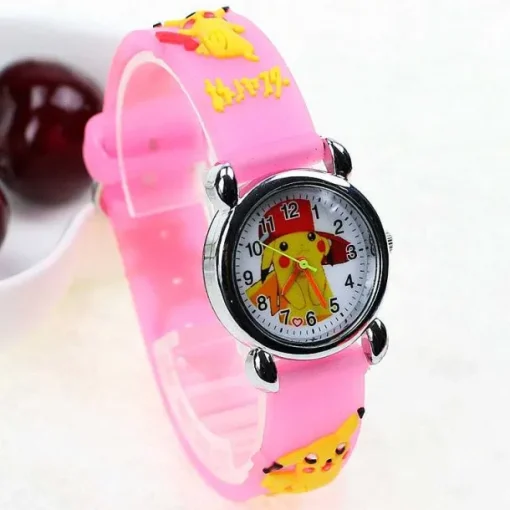 Pkm.store Uhren Und Wecker-Pikachu Kinder Uhr In Verschiedenen Farben