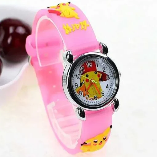 Pkm.store Uhren Und Wecker-Pikachu Kinder Uhr In Verschiedenen Farben