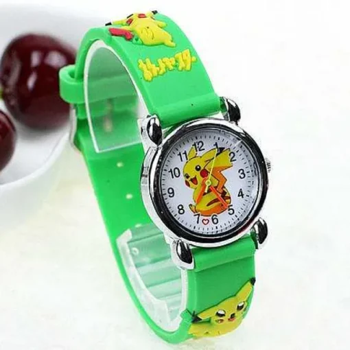 Pkm.store Uhren Und Wecker-Pikachu Kinder Uhr In Verschiedenen Farben