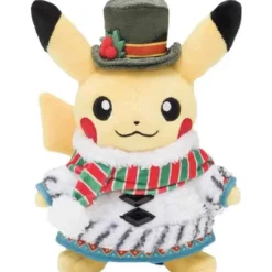 Pkm.store Herbst & Winter-Pikachu Kuscheltier In Weihnachtlichen Motiven