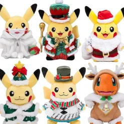 Pkm.store Herbst & Winter-Pikachu Kuscheltier In Weihnachtlichen Motiven