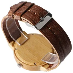 Pkm.store Uhren Und Wecker-Pikachu Pokemon Bambus Holz Armbanduhr