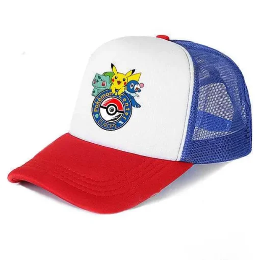 Pkm.store Sommer-Pikachu Pokemon Baseball Mützen In Vielen Motiven Fur Kinder Oder Erwachsene