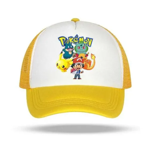 Pkm.store Sommer-Pikachu Pokemon Baseball Mützen In Vielen Motiven Fur Kinder Oder Erwachsene