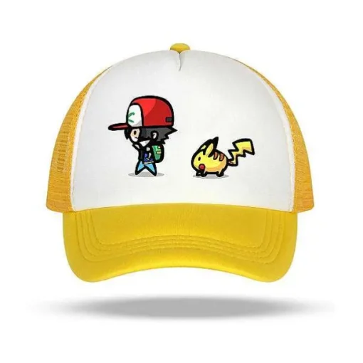 Pkm.store Sommer-Pikachu Pokemon Baseball Mützen In Vielen Motiven Fur Kinder Oder Erwachsene