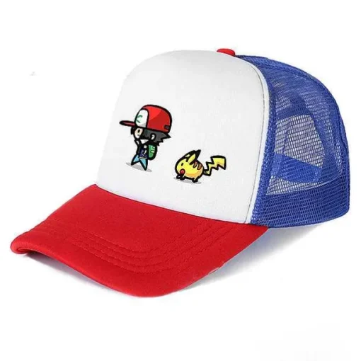 Pkm.store Sommer-Pikachu Pokemon Baseball Mützen In Vielen Motiven Fur Kinder Oder Erwachsene