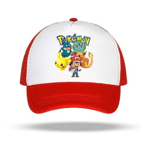 Pkm.store Sommer-Pikachu Pokemon Baseball Mützen In Vielen Motiven Fur Kinder Oder Erwachsene